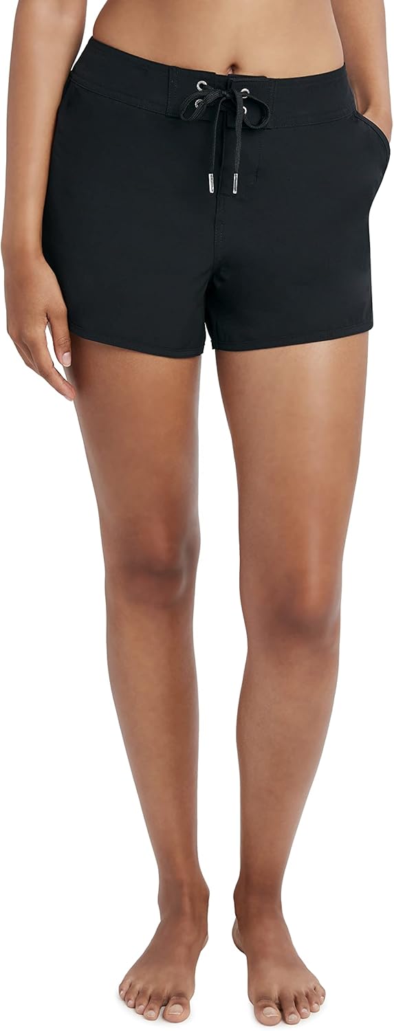 Womens Board Shorts Quick-Dry Swim Shorts Surf Beach Wear Bikini Cover-up