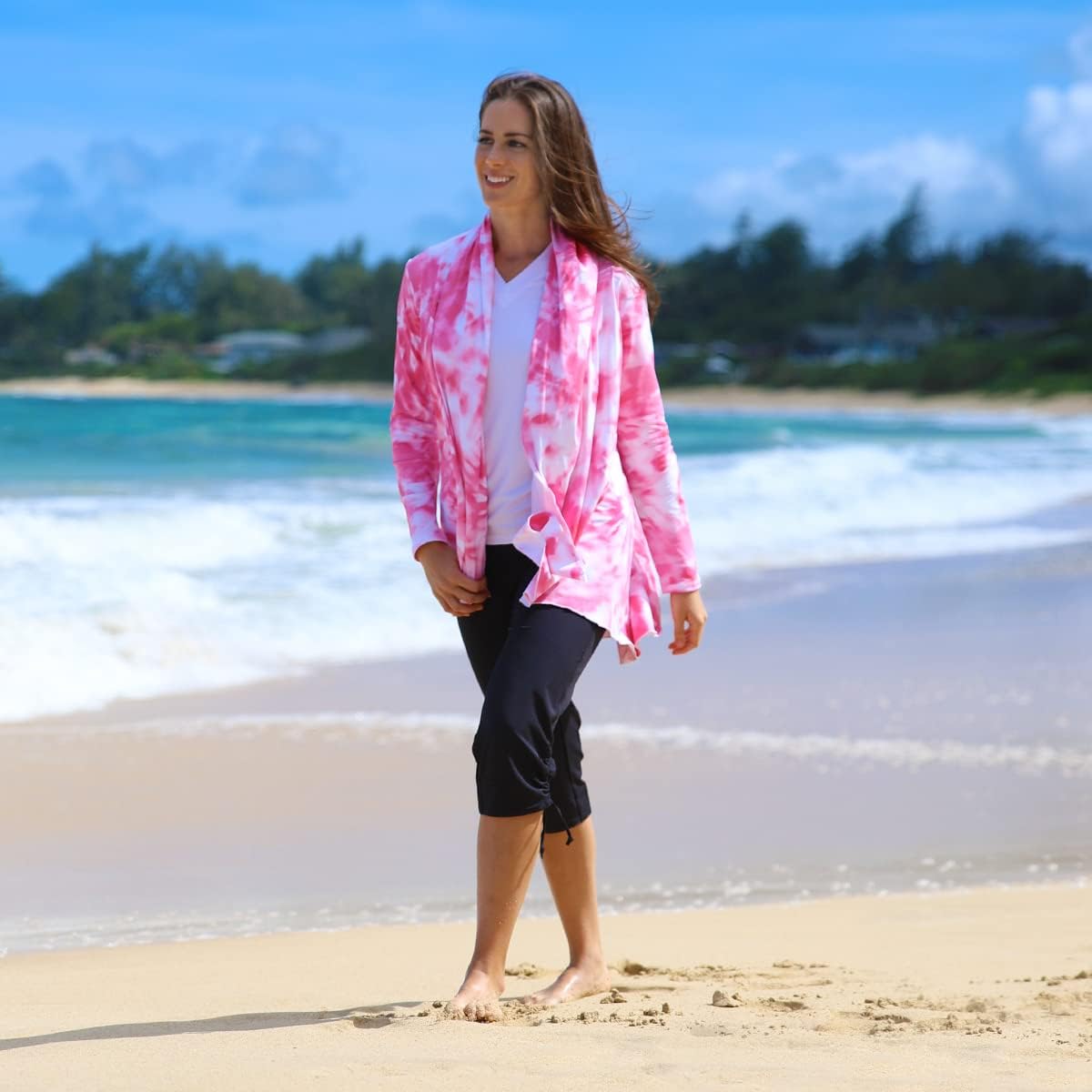 Women ' UPF 50 Beach Capris