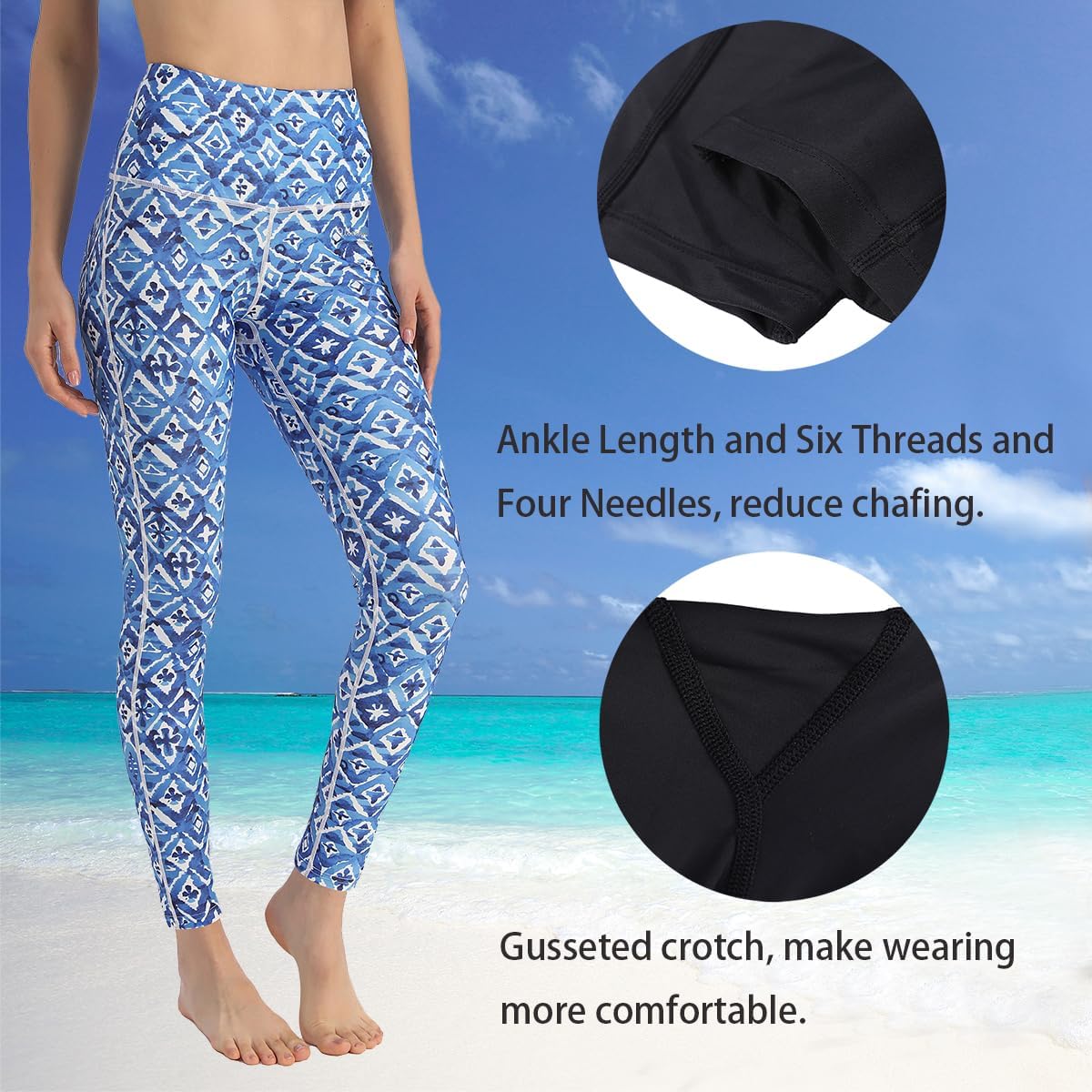 UPF 50 High Waist Women' Long Swim Pants Swim Leggings Swimming Tights Sun Protective UPF 50 High Waist Women' Long Swim Pants Swim Leggings Swimming Tights Sun Protective