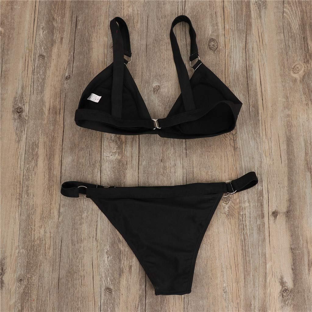 Sexy Bikini Sets for Women Push Up Padded Triangle Double Straps 2 Piece Swimsuits Cheeky Low Rise Brazilian Bathing Suits Sexy Bikini Sets for Women Push Up Padded Triangle Double Straps 2 Piece Swimsuits Cheeky Low Rise Brazilian Bathing Suits