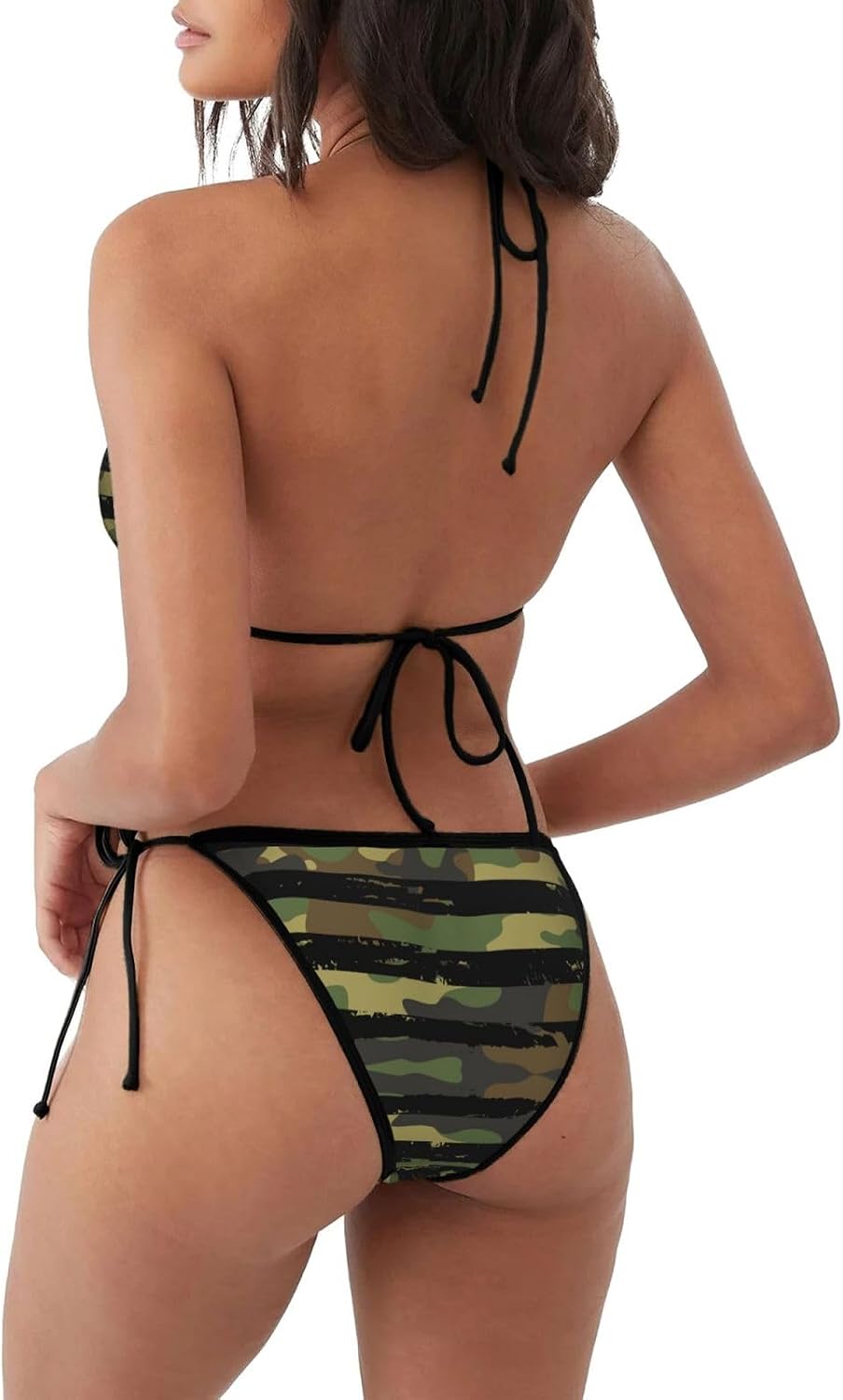 Puerto Rico Flag Bikini Women Two Piece Swimsuit Sexy Swimwear Halter String Triangle Bikini Sets Puerto Rico Flag Bikini Women Two Piece Swimsuit Sexy Swimwear Halter String Triangle Bikini Sets