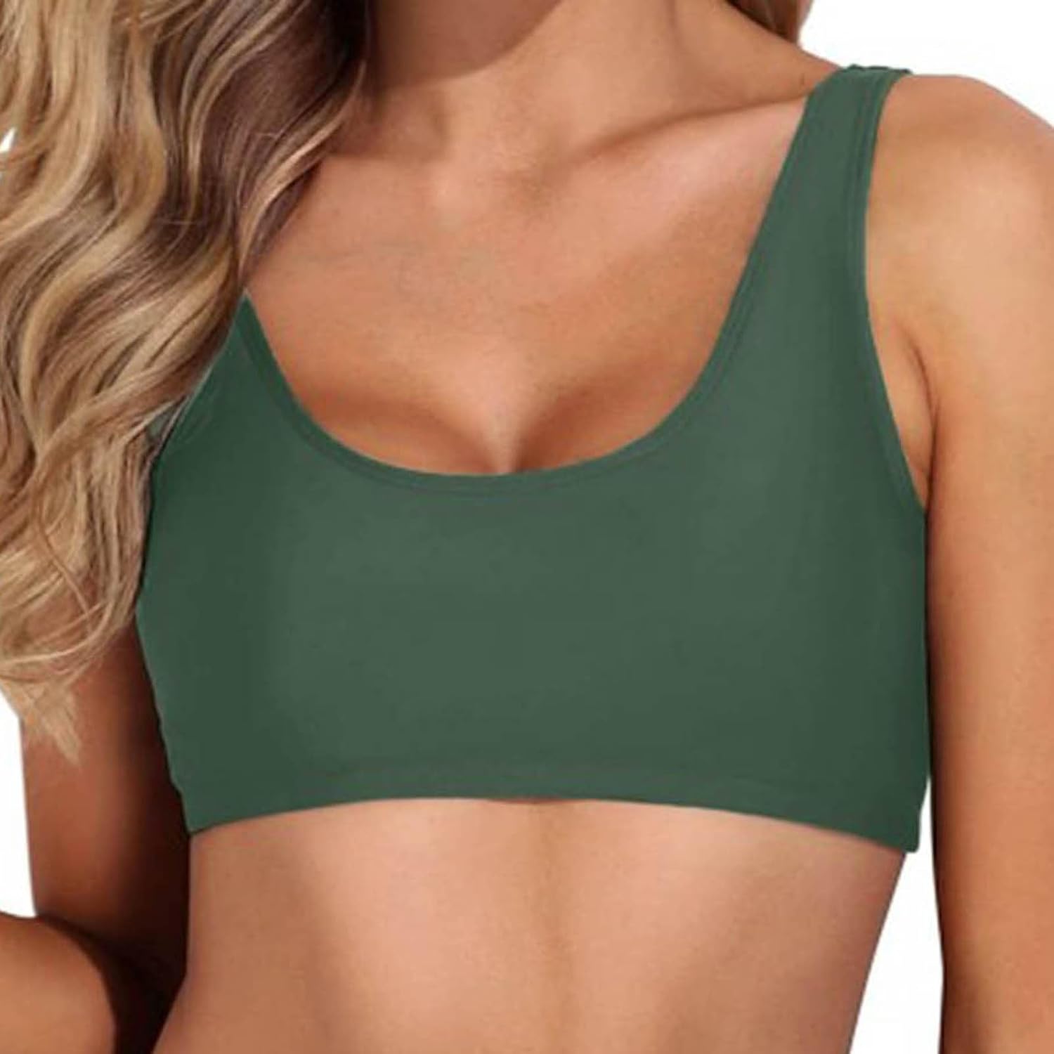 Womens High Waisted Bikini Sets Sports Two Piece Swimsuits Bathing Suits w High Cut Bottom Womens High Waisted Bikini Sets Sports Two Piece Swimsuits Bathing Suits w High Cut Bottom