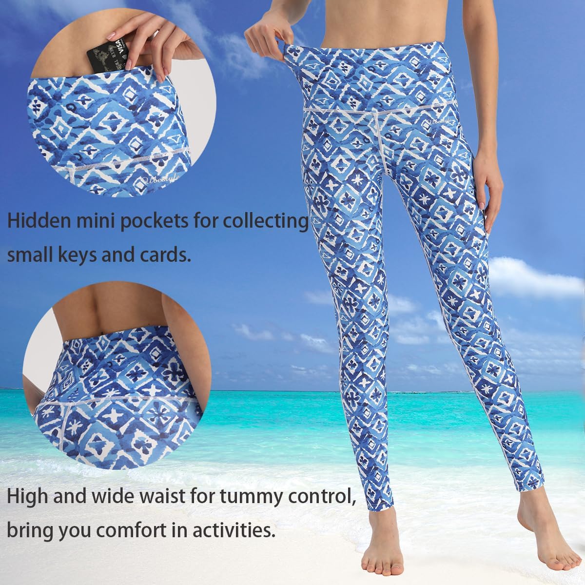 UPF 50 High Waist Women' Long Swim Pants Swim Leggings Swimming Tights Sun Protective UPF 50 High Waist Women' Long Swim Pants Swim Leggings Swimming Tights Sun Protective