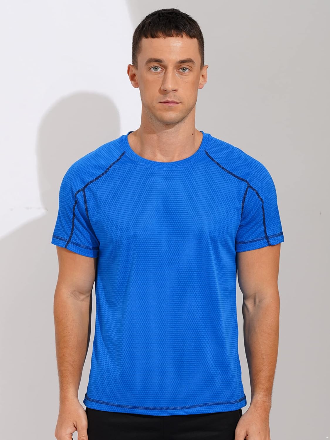 Men' Athletic T-Shirt Quick Dry Athletic Running Tee Shirt UPF 50 Rash Guard Shirt Gym Yoga Workout Tops Men' Athletic T-Shirt Quick Dry Athletic Running Tee Shirt UPF 50 Rash Guard Shirt Gym Yoga Workout Tops