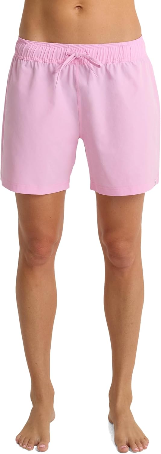 Women' Board Shorts seam-Elastic & Drawcord Waist Quick Dry Swim Bottoms Bikini Cover Up